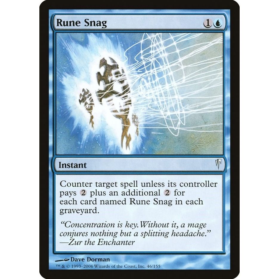 Image for Rune Snag (46) (CSP) - Magic: The Gathering