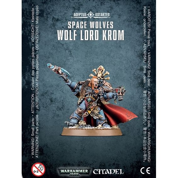 Image for Warhammer: 40K - Space Wolves Wolf Lord Krom - Warhammer Clampacks