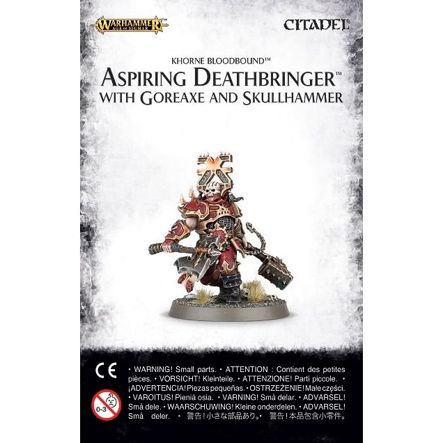 Image for Warhammer: Age of Sigmar - Aspiring Deathbringer With Goreaxe - Warhammer Clampacks