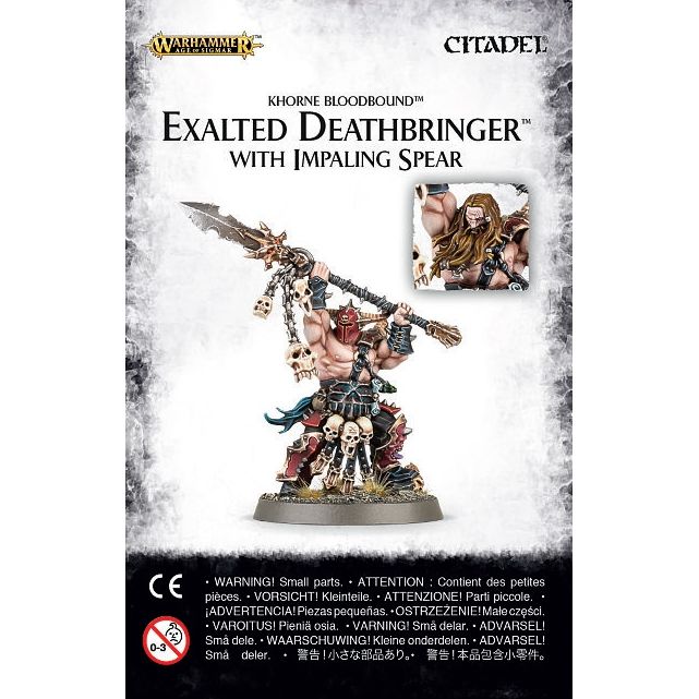 Image for Warhammer: Age of Sigmar - Exalted Deathbringer With Impaling Spear - Warhammer Clampacks