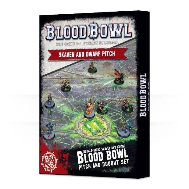 Image for Blood Bowl: Skaven And Dwarf Pitch - Warhammer Game Accessories