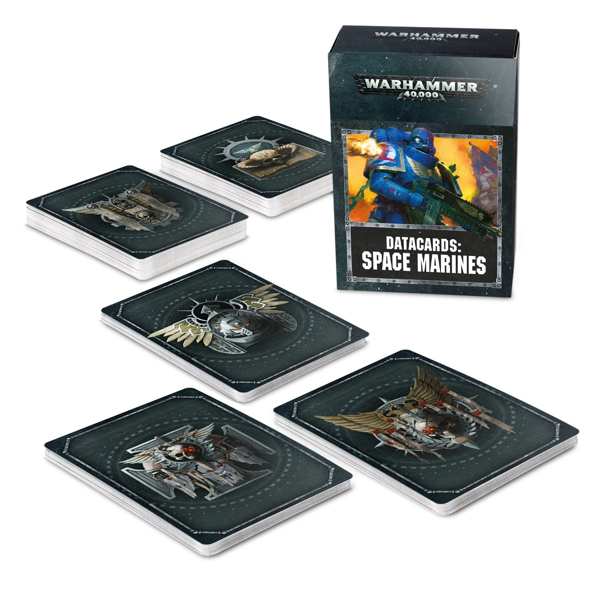 Image for Warhammer: 40K - Datacards: Space Marines - Warhammer Game Accessories