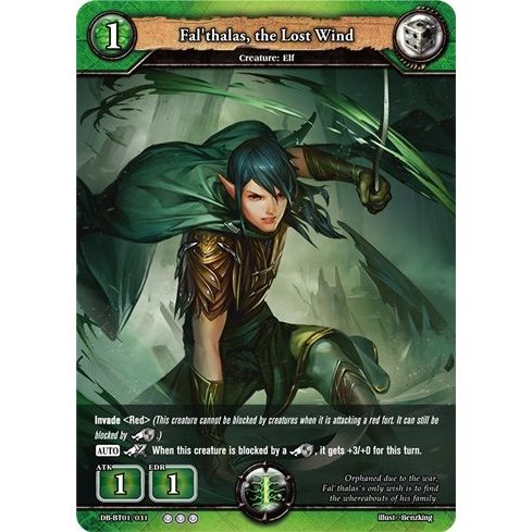 Image for Fal'thalas, the Lost Wind (DB-BT01/031) (BP01) - Dragoborne