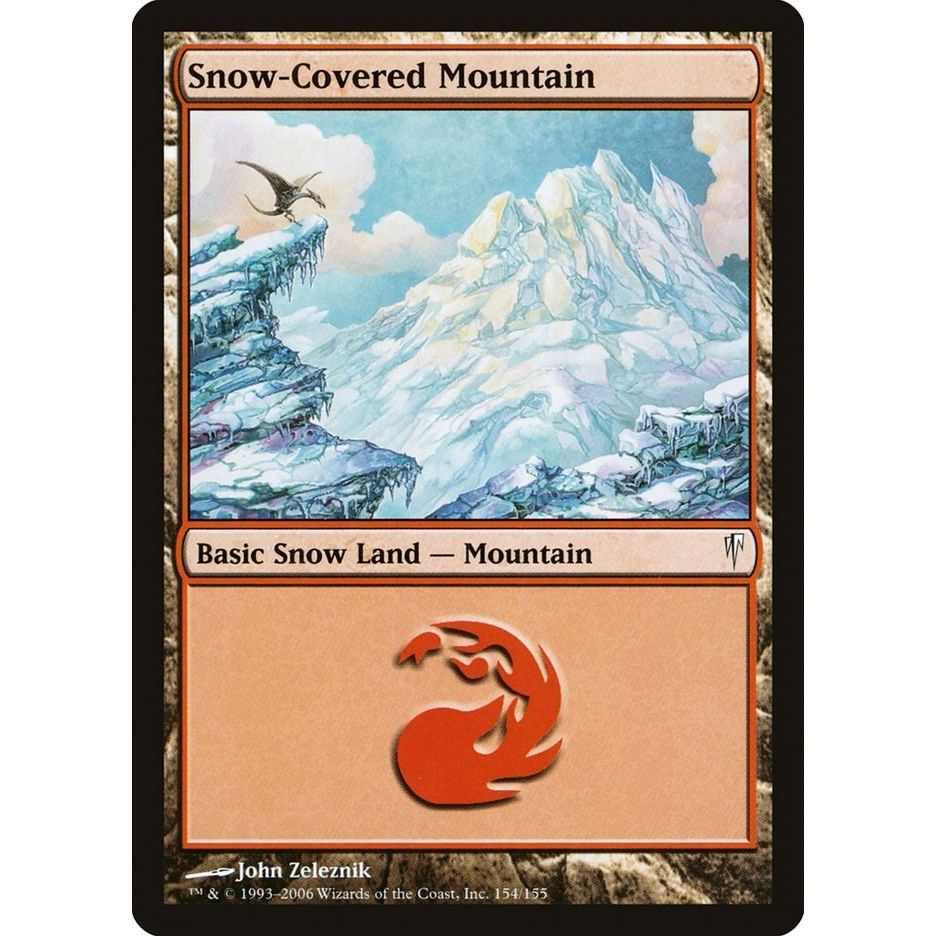 Image for Snow-Covered Mountain (154) (CSP) - Magic: The Gathering