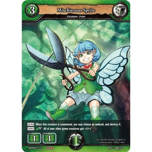 Image for Mischievous Sprite (DB-BT01/035) (BP01) - Dragoborne