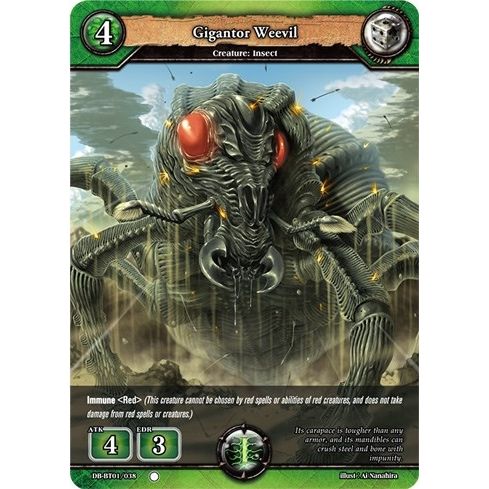 Image for Gigantor Weevil (DB-BT01/038) (BP01) - Dragoborne