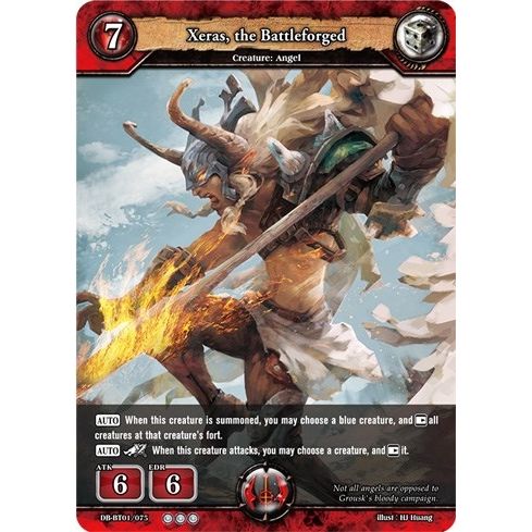 Image for Xeras, the Battleforged (DB-BT01/075) (BP01) - Dragoborne