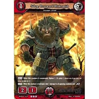 Image for Sahrg, Renowned Bladesmith (DB-BT01/079) (BP01) - Dragoborne