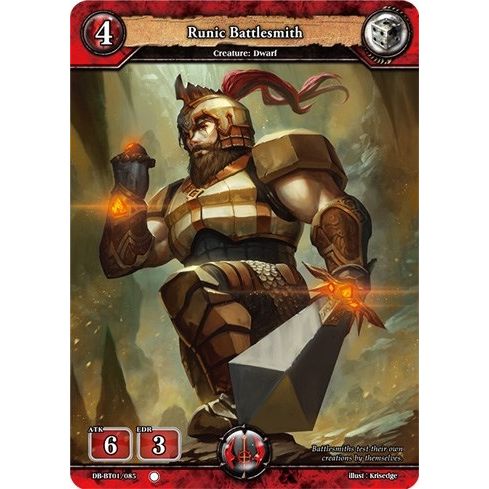 Image for Runic Battlesmith (DB-BT01/085) (BP01) - Dragoborne