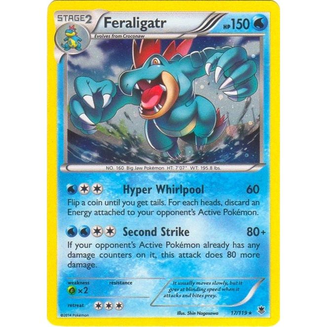 Image for Feraligatr - 17/119 (Cosmos Holo) (017/119) (BLE) - Pokemon