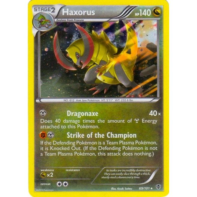 Image for Haxorus - 69/101 (Cosmos Holo) (069/101) (BLE) - Pokemon