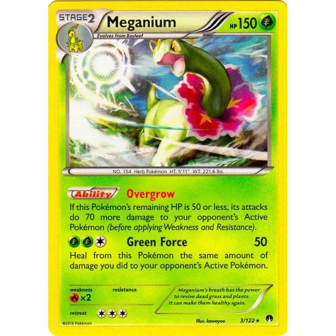 Image for Meganium - 3/122 (Cosmos Holo) (003/122) (BLE) - Pokemon