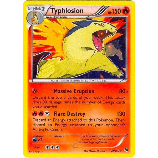 Image for Typhlosion - 20/162 (Cosmos Holo) (020/162) (BLE) - Pokemon