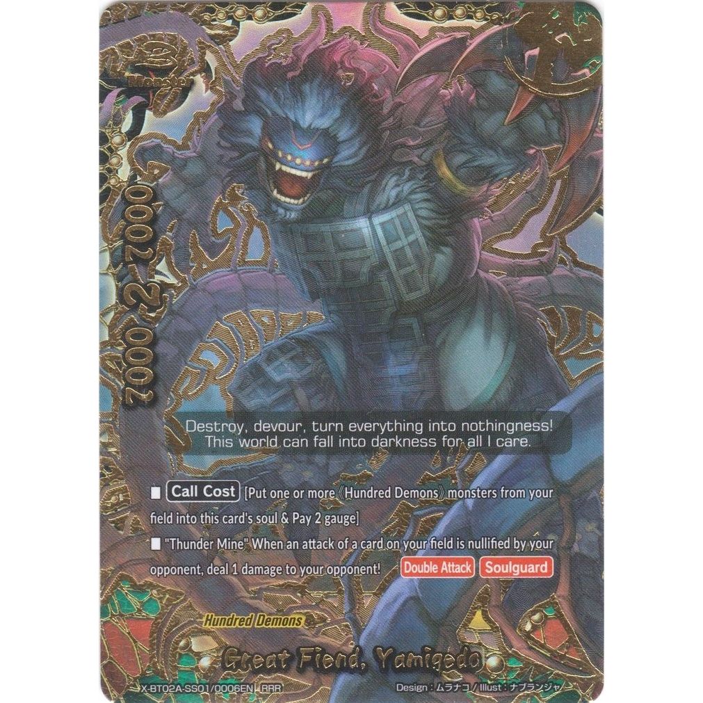 Image for Great Fiend, Yamigedo (X-BT02A-SS01/0006EN) (X-BT02A) - Future Card BuddyFight