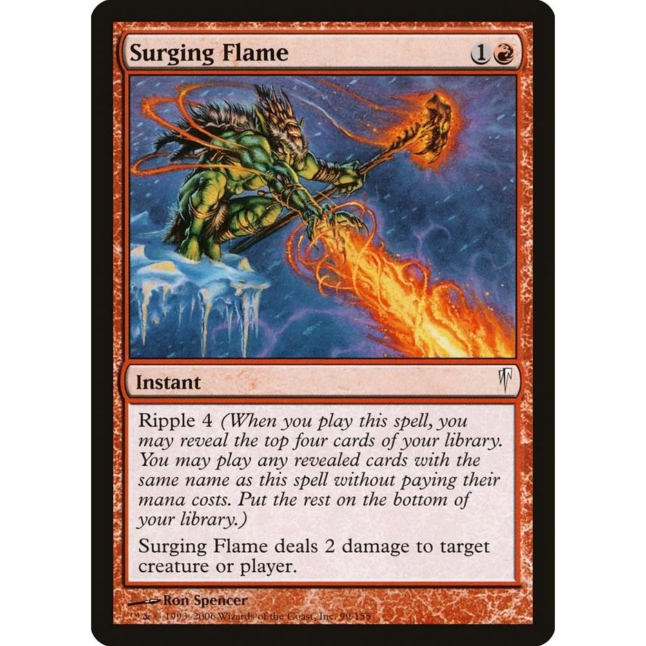 Image for Surging Flame (99) (CSP) - Magic: The Gathering