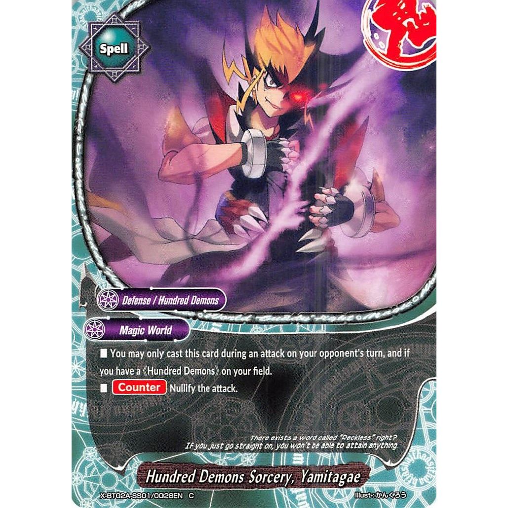 Image for Hundred Demons Sorcery, Yamitagae (X-BT02A-SS01/0028EN) (X-BT02A) - Future Card BuddyFight