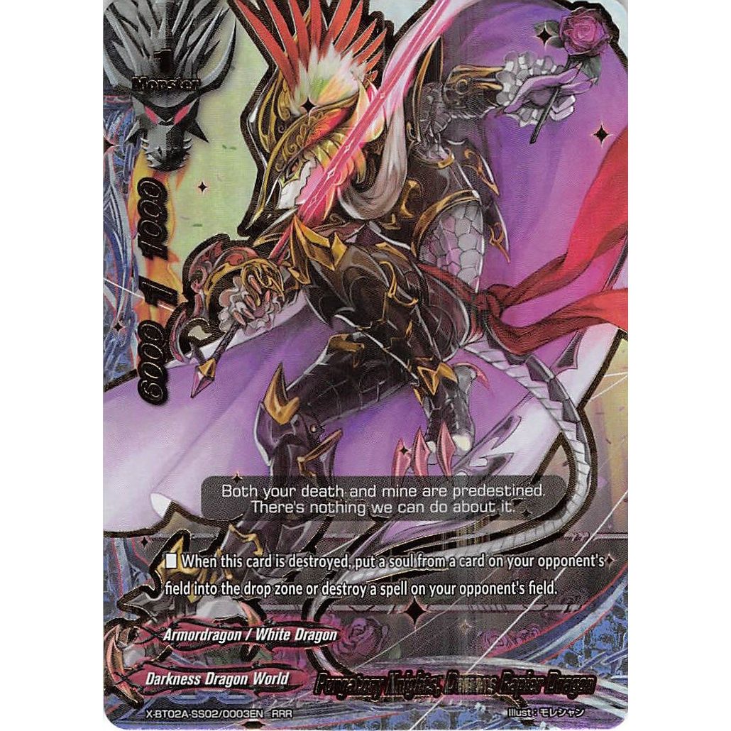 Image for Purgatory Knights, Demons Rapier Dragon (X-BT02A-SS02/0003EN) (X-BT02A) - Future Card BuddyFight