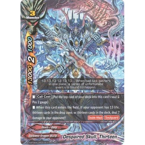 Image for Despaired Skull, Thirteen (X-BT02A-CP03/0011EN) (X-BT02A) - Future Card BuddyFight