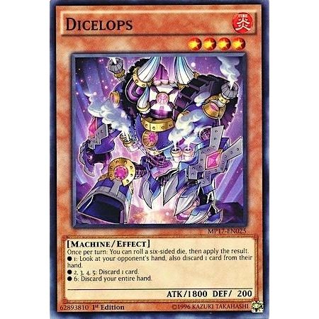 Image for Dicelops (MP17-EN025) (MP17) - YuGiOh