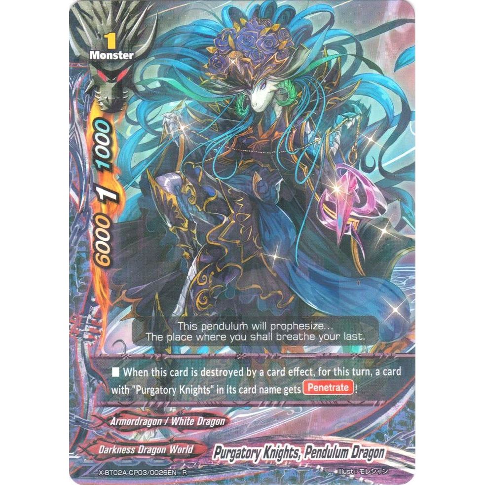 Image for Purgatory Knights, Pendulum Dragon (X-BT02A-CP03/0026EN) (X-BT02A) - Future Card BuddyFight