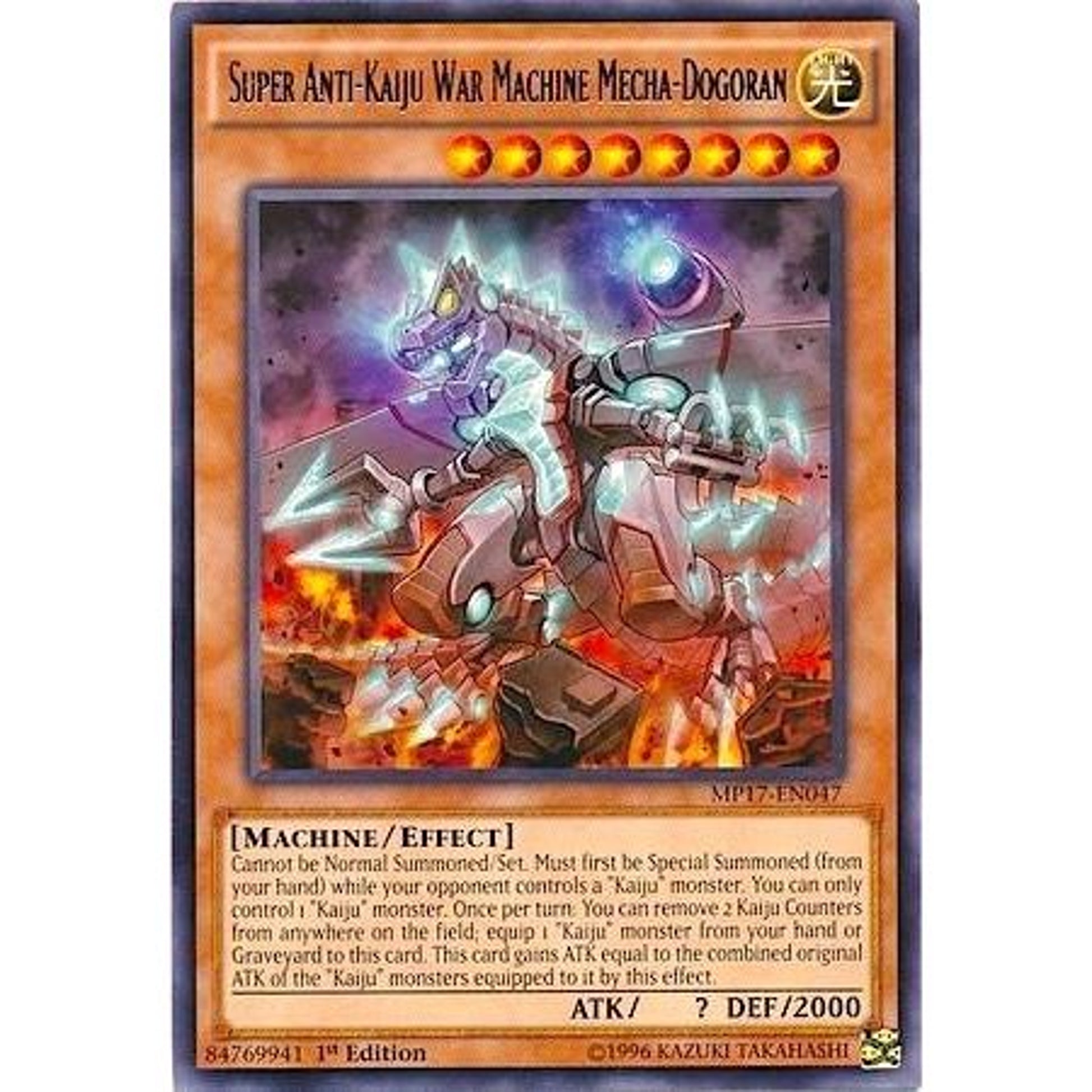 Image for Super Anti-Kaiju War Machine Mecha-Dogoran (MP17-EN047) (MP17) - YuGiOh