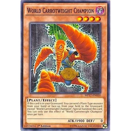 Image for World Carrotweight Champion (MP17-EN050) (MP17) - YuGiOh