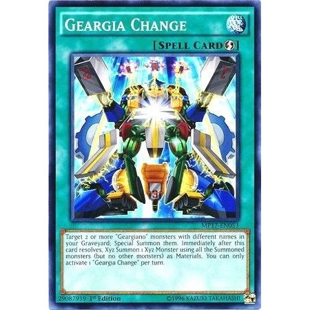 Image for Geargia Change (MP17-EN053) (MP17) - YuGiOh