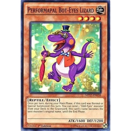 Image for Performapal Bot-Eyes Lizard (MP17-EN058) (MP17) - YuGiOh