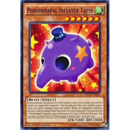 Image for Performapal Inflater Tapir (MP17-EN061) (MP17) - YuGiOh