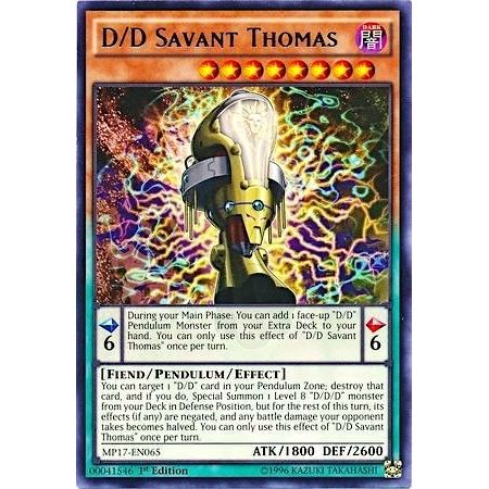 Image for D/D Savant Thomas (MP17-EN065) (MP17) - YuGiOh