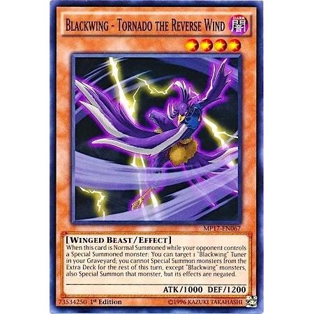 Image for Blackwing - Tornado the Reverse Wind (MP17-EN067) (MP17) - YuGiOh