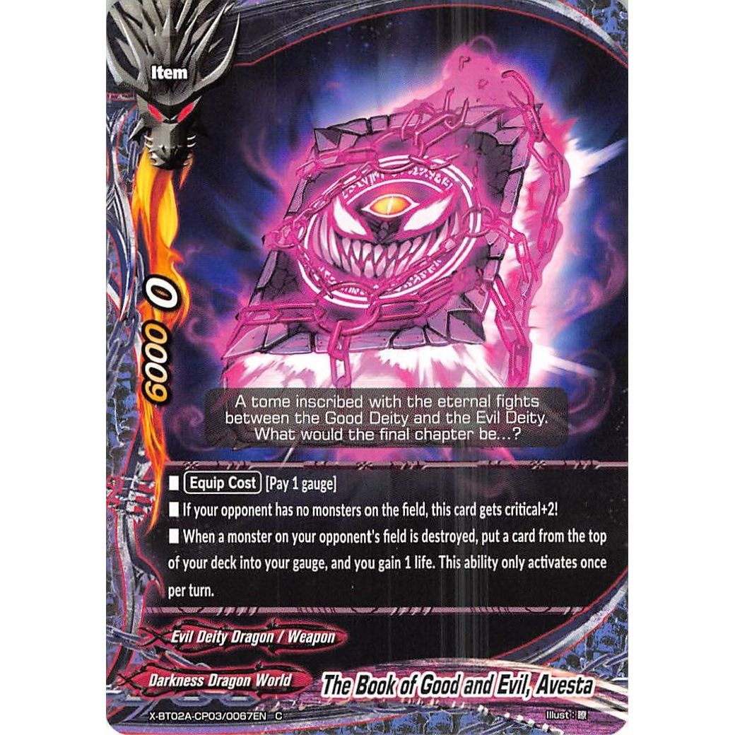 Image for The Book of Good and Evil, Avesta (X-BT02A-CP03/0067EN) (X-BT02A) - Future Card BuddyFight