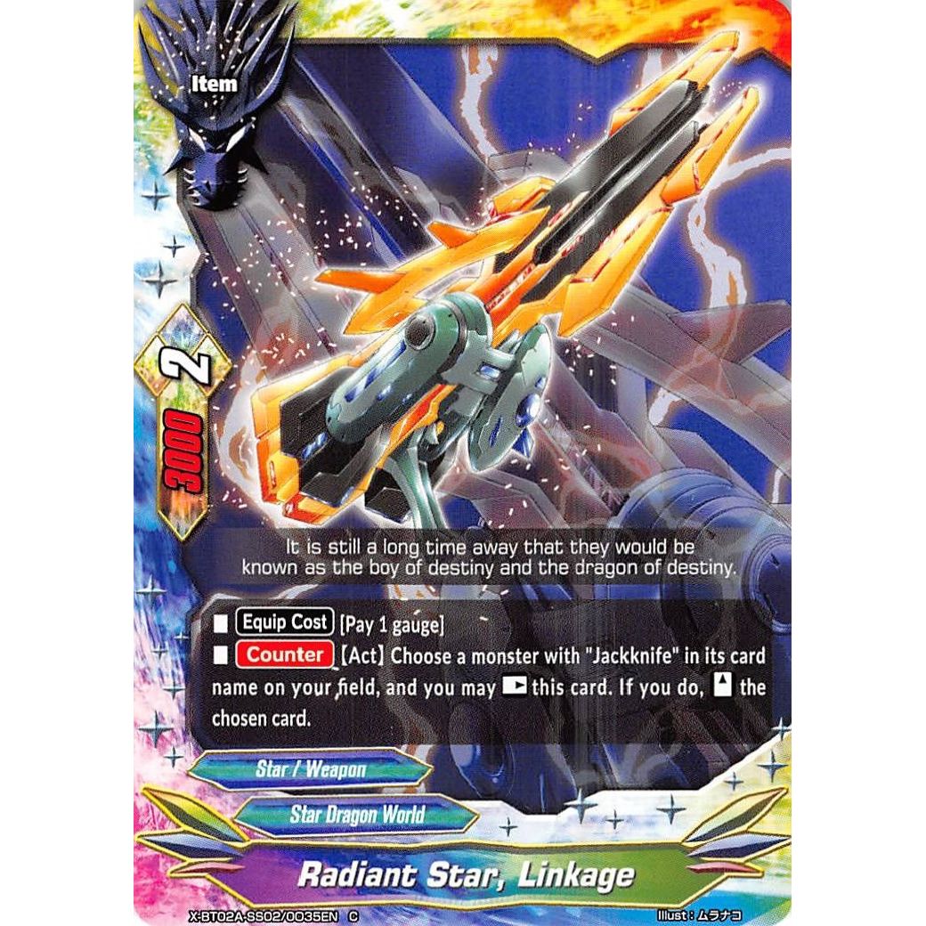 Image for Radiant Star, Linkage (X-BT02A-SS02/0035EN) (X-BT02A) - Future Card BuddyFight