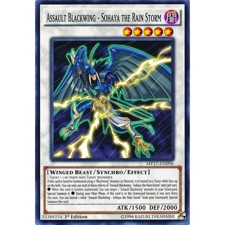 Image for Assault Blackwing - Sohaya the Rain Storm (MP17-EN096) (MP17) - YuGiOh