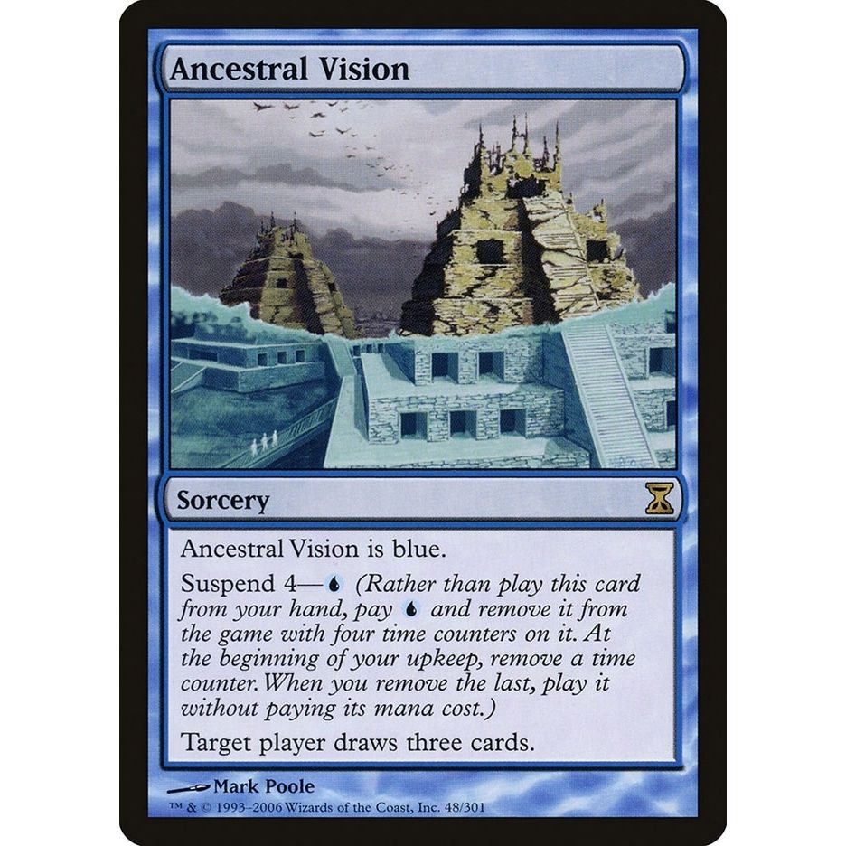 Image for Ancestral Vision (48) (TSP) - Magic: The Gathering
