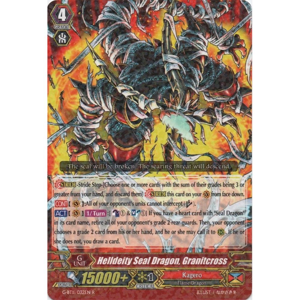 Image for Helldeity Seal Dragon, Granitcross (G-BT11/032EN) (G-BT11) - Cardfight Vanguard