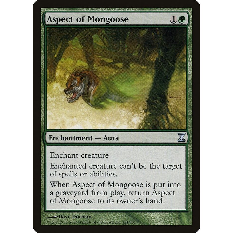 Image for Aspect of Mongoose (191) (TSP) - Magic: The Gathering
