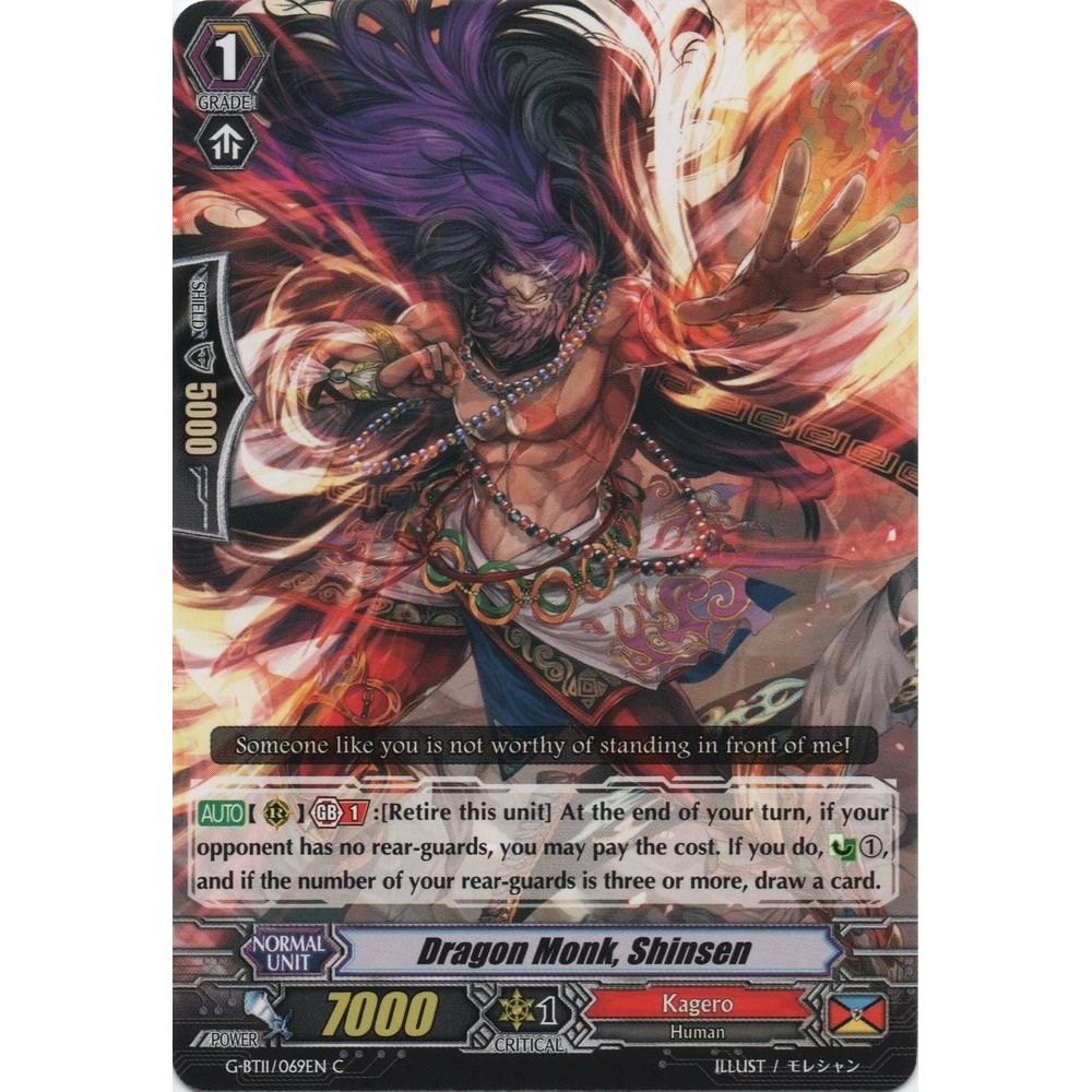 Image for Dragon Monk, Shinsen (G-BT11/069EN) (G-BT11) - Cardfight Vanguard