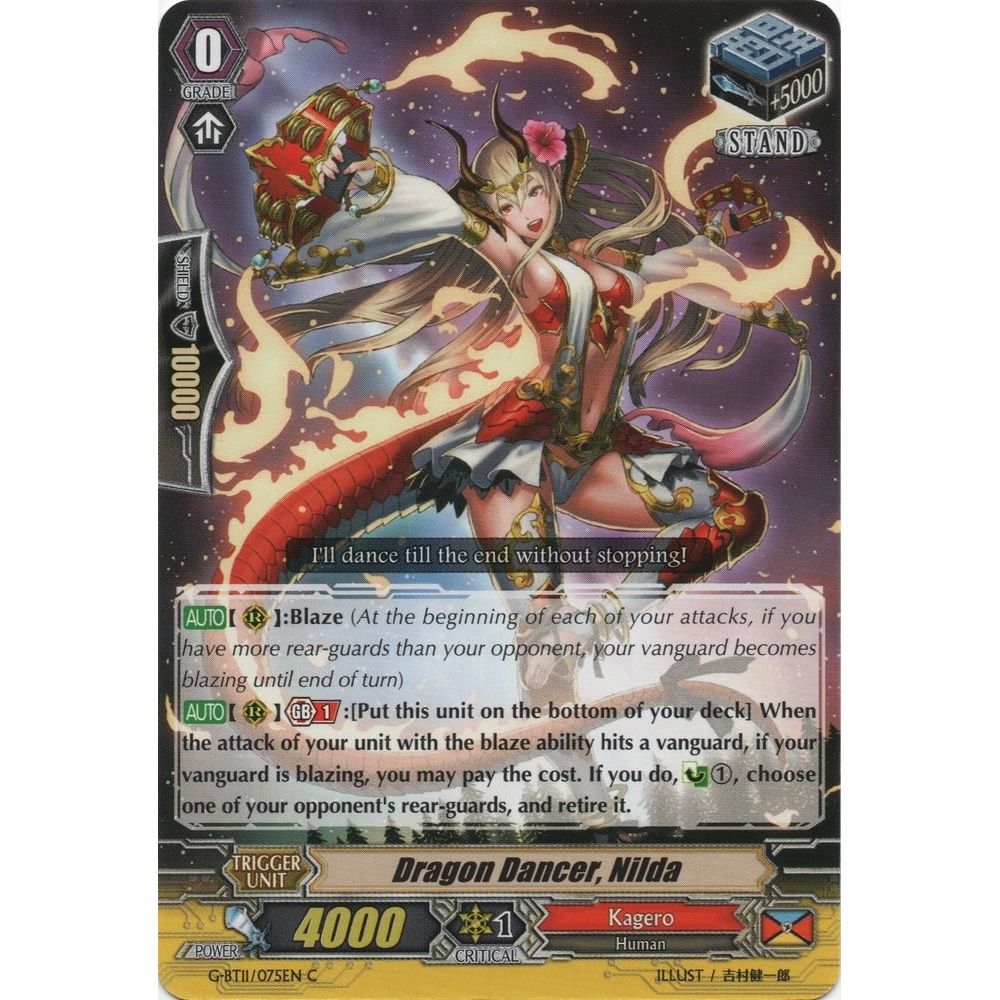 Image for Dragon Dancer, Nilda (G-BT11/075EN) (G-BT11) - Cardfight Vanguard