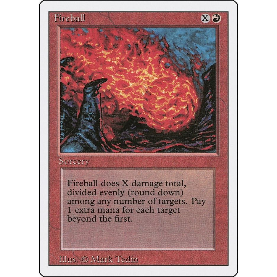 Image for Fireball (3ED) - Magic: The Gathering