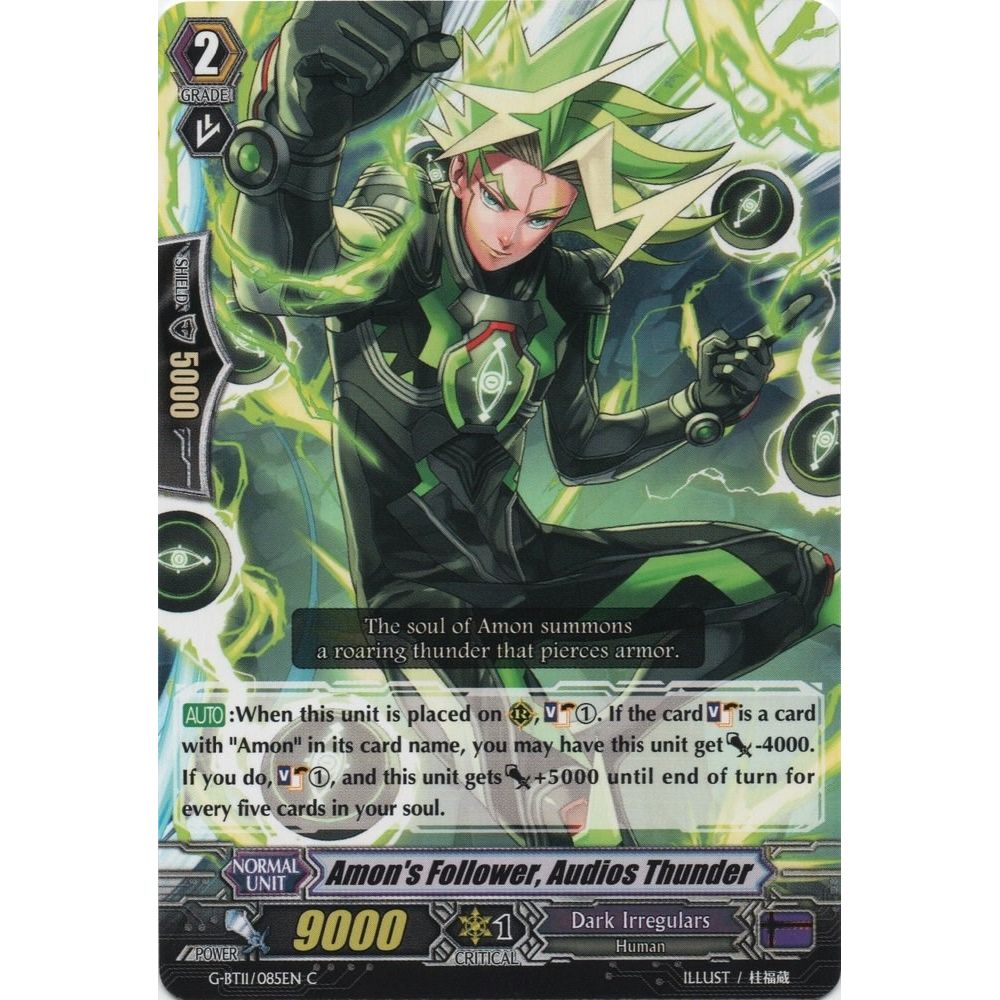Image for Amon's Follower, Audios Thunder (G-BT11/085EN) (G-BT11) - Cardfight Vanguard