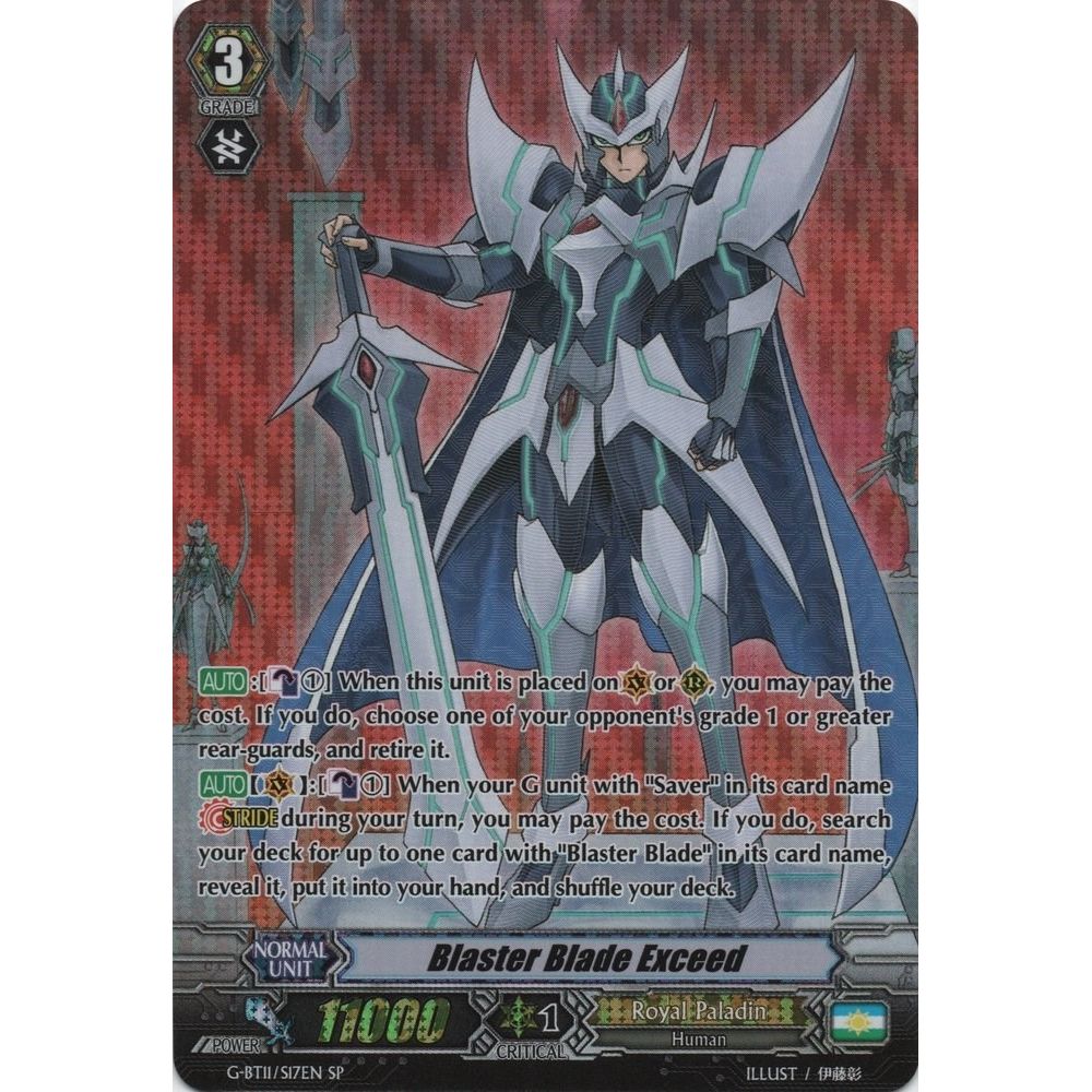 Image for Blaster Blade Exceed (SP) (G-BT11/S17EN) (G-BT11) - Cardfight Vanguard