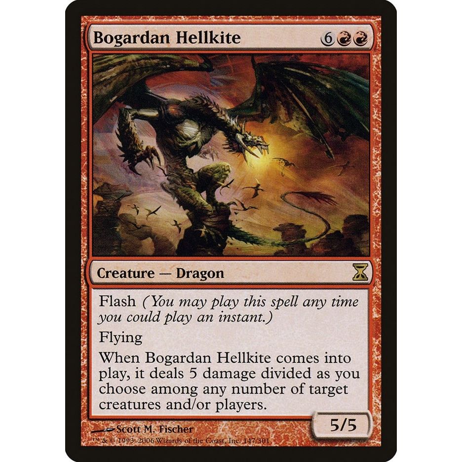 Image for Bogardan Hellkite (147) (TSP) - Magic: The Gathering