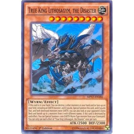 Image for True King Lithosagym, the Disaster (MP17-EN186) (MP17) - YuGiOh