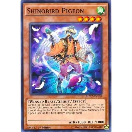 Image for Shinobird Pigeon (MP17-EN190) (MP17) - YuGiOh