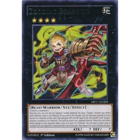 Image for Zoodiac Boarbow (MP17-EN209) (MP17) - YuGiOh
