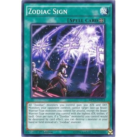 Image for Zodiac Sign (MP17-EN211) (MP17) - YuGiOh