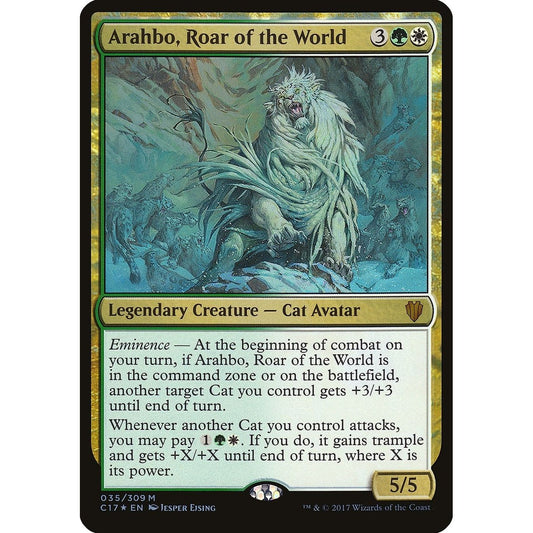 Image for Arahbo, Roar of the World (Commander 2017) (35) (OVER) - Magic: The Gathering