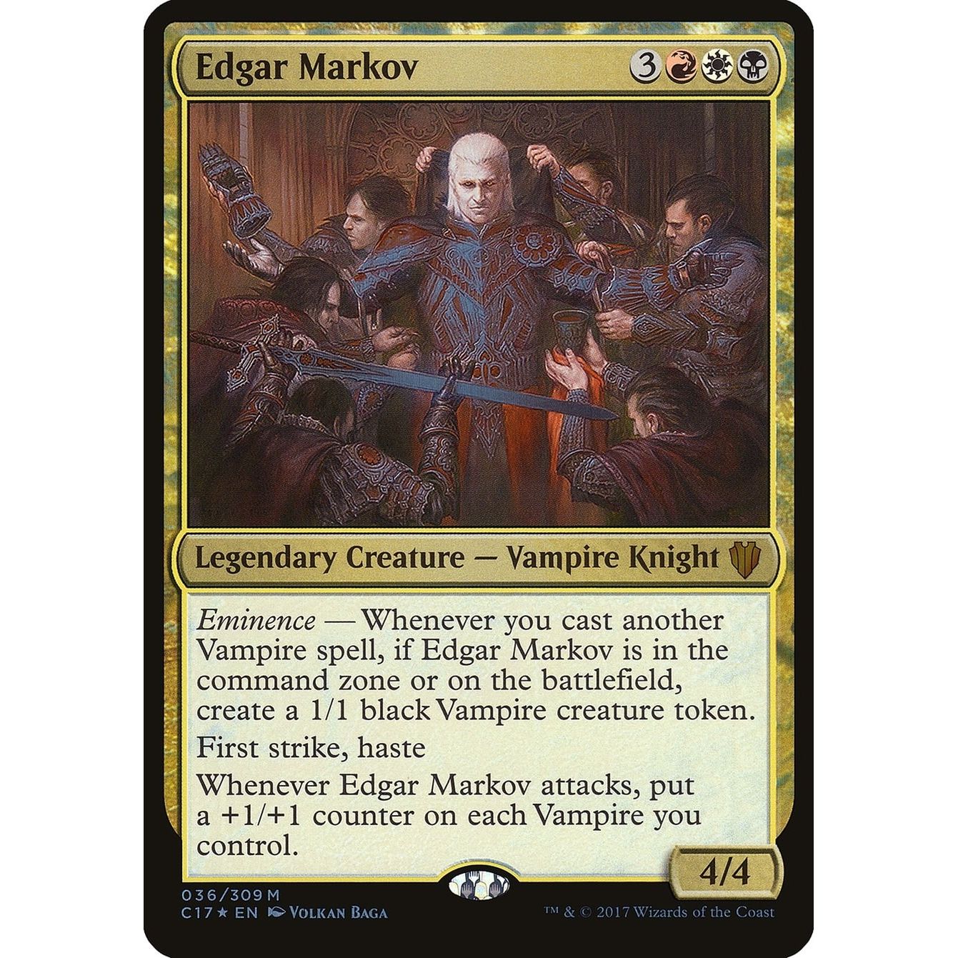 Image for Edgar Markov (Commander 2017) (36) (OVER) - Magic: The Gathering