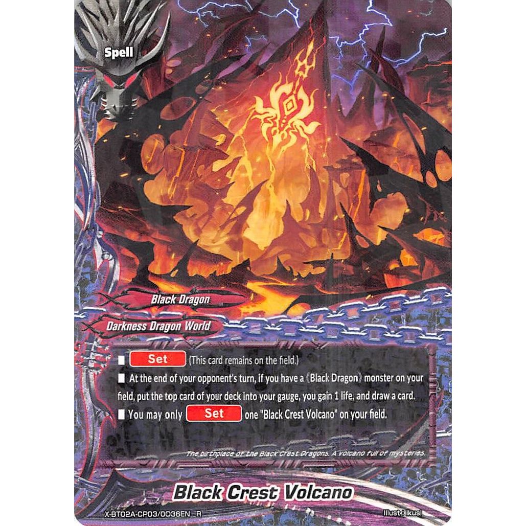 Image for Black Crest Volcano (X-BT02A-CP03/0036EN) (X-BT02A) - Future Card BuddyFight